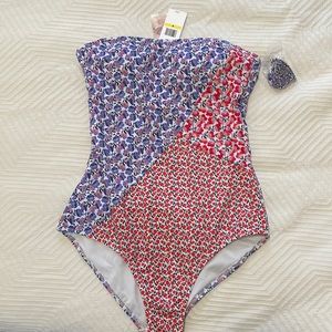 Jessica Simpson NWT one piece strapless bathing suit